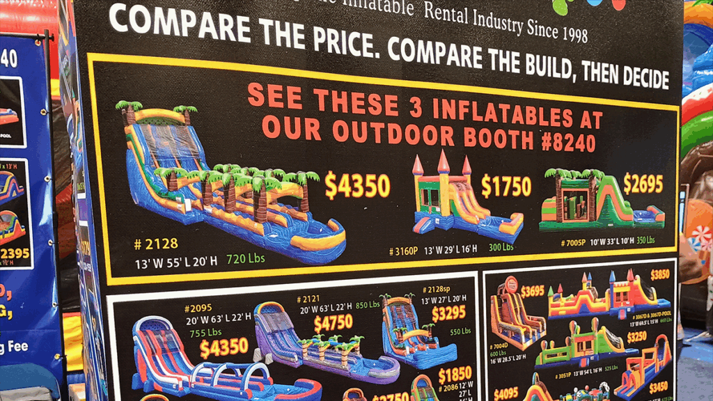 listings-of-prices-for-inflatables - Event Rental Systems