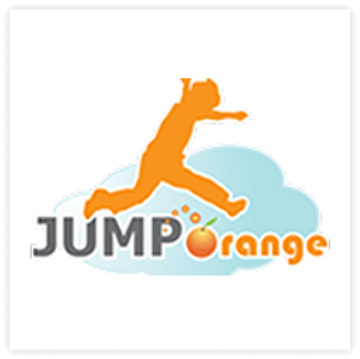 bounce house manufacturer jump orange