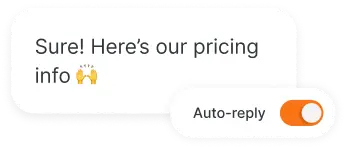 highlevel pricing info in autoreply chat