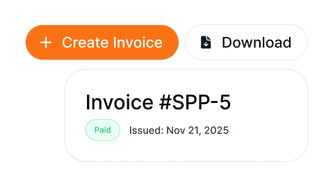 ers contract invoice showing paid