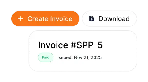 ers contract invoice showing paid