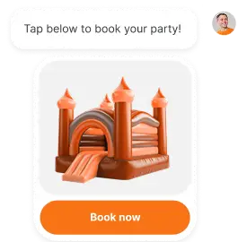 in-chat booking using highlevel with ERS