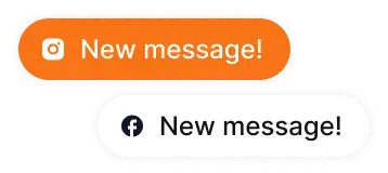 new social media notification screenshot using highlevel social automation marketing integration