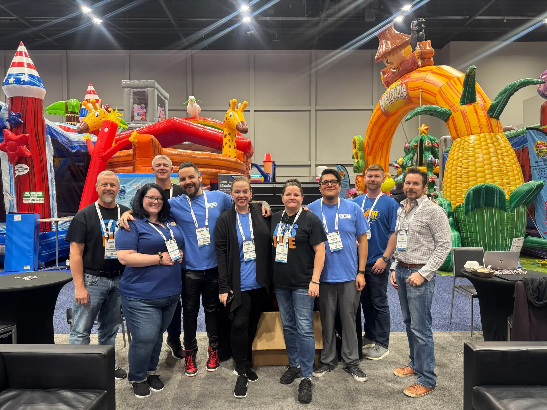The Event Rental Systems team at IAAPA expo 2024