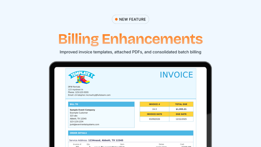 ers new feature update billing enhancements invoice update announcement