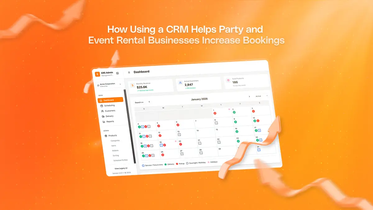 How Using a CRM Helps Party and Event Rental Businesses Increase Bookings